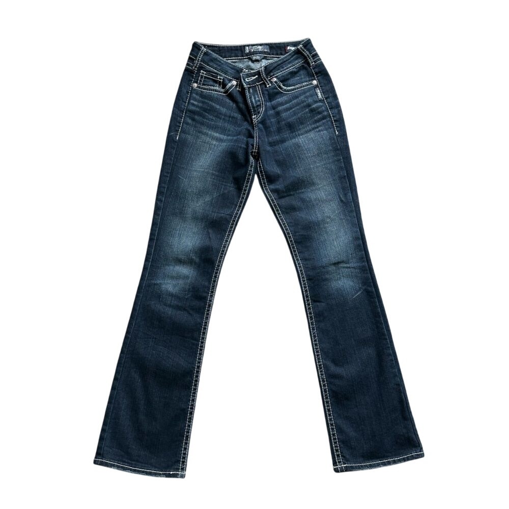 Silver women's jeans